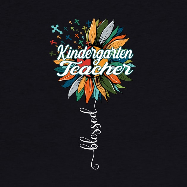 Blessed Kindergarten Teacher by Brande